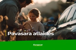 Atpūtas un ceļojumu piedāvājumi 28.03.2026 - 02.04.2026 Pavasara atlaides Europcar